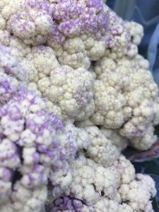 why is my cauliflower turning purple