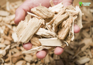 tilling wood chips into soil